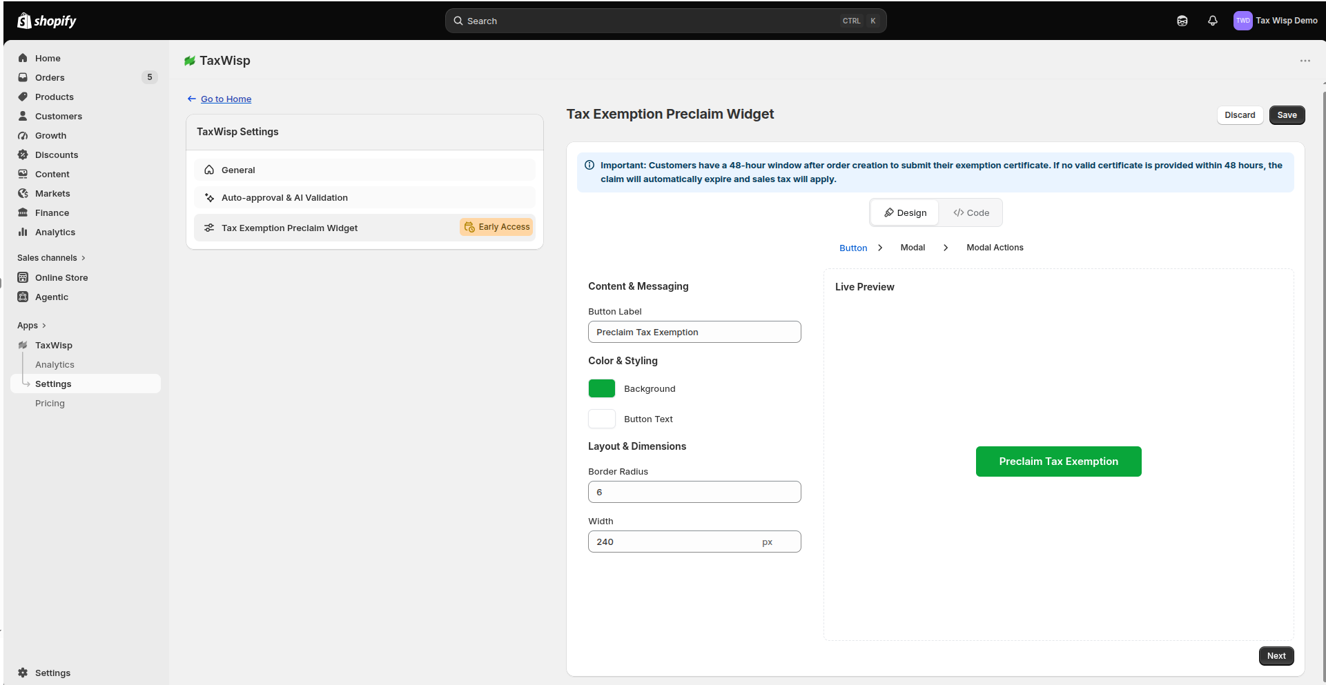 Widget Visual Customizer and Live Preview